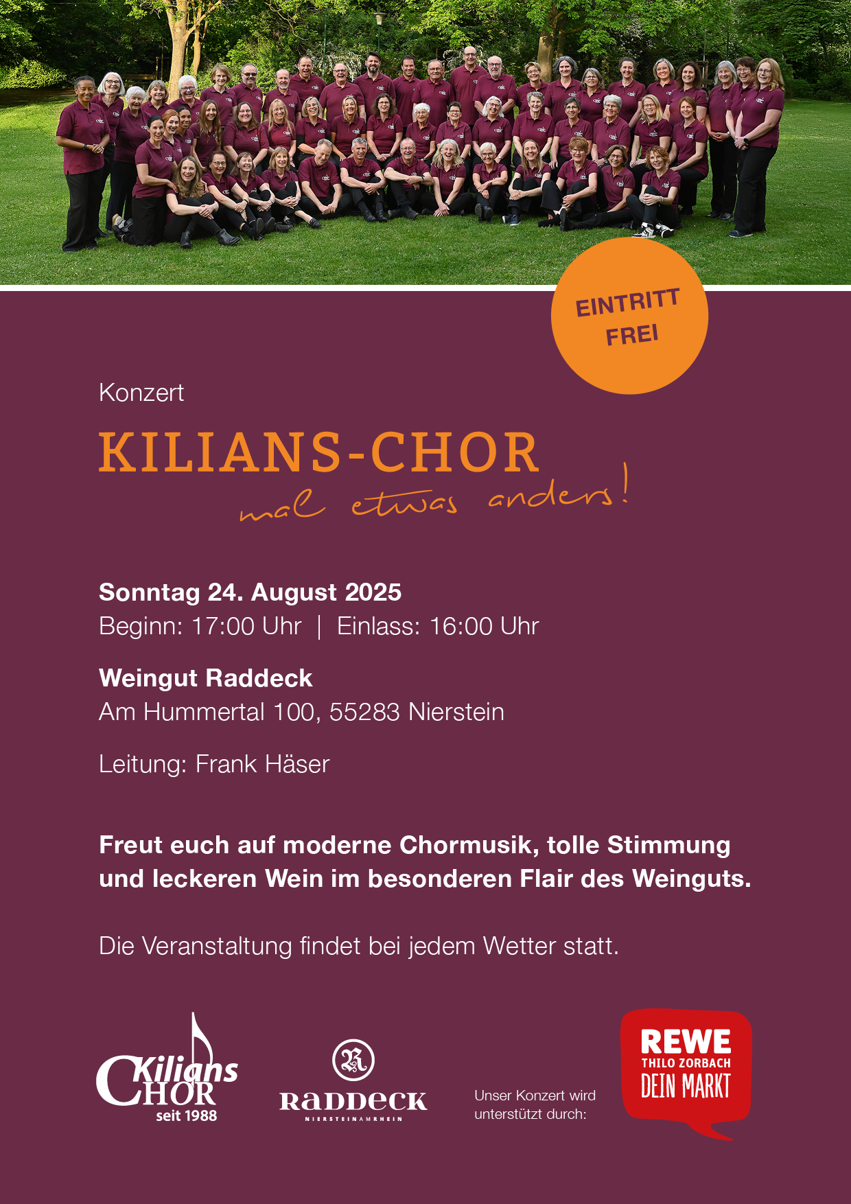 Kilians-Chor mal etwas anders!
